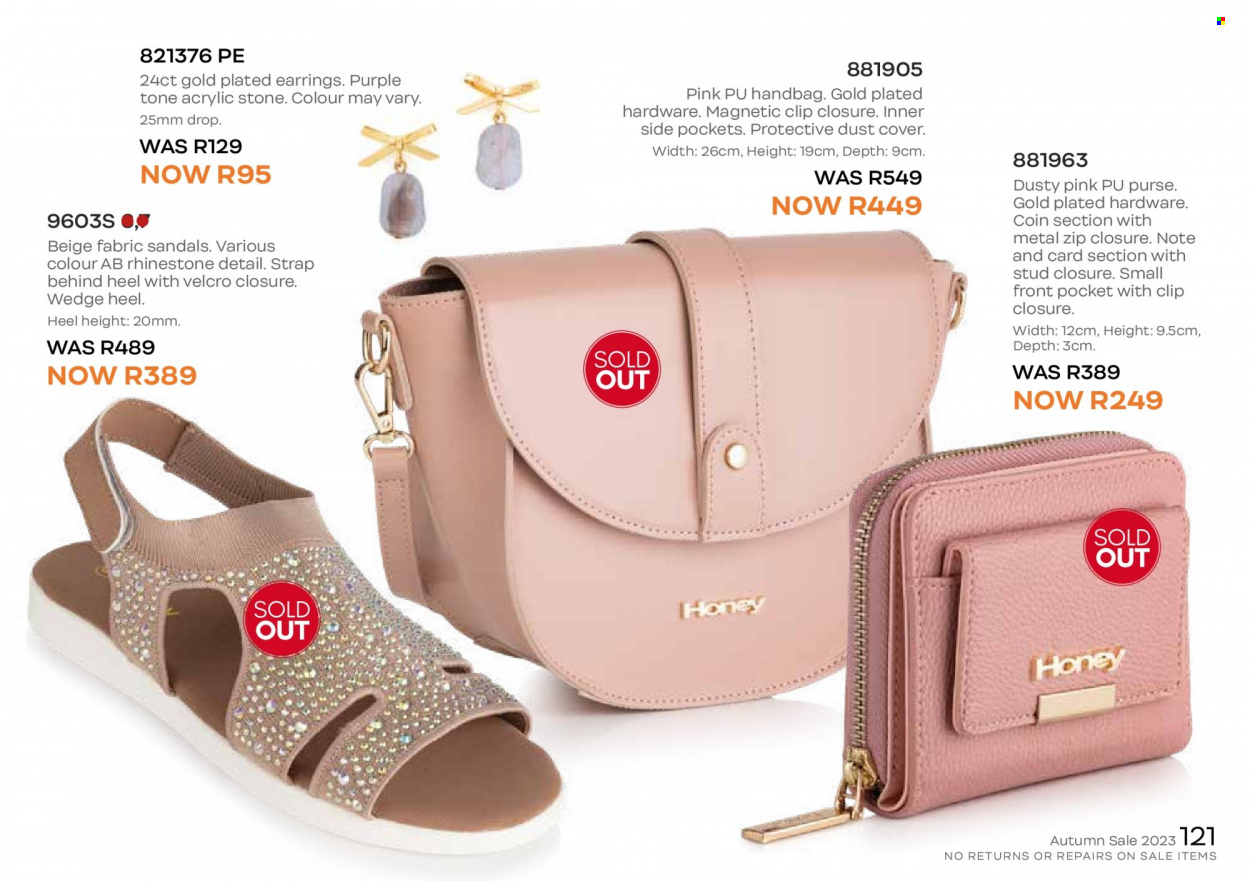 Honey specials. Page 123