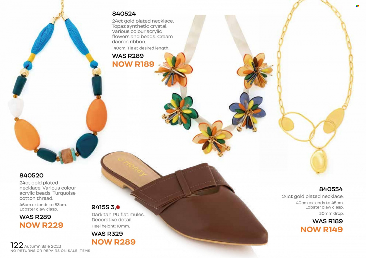 Honey specials. Page 124