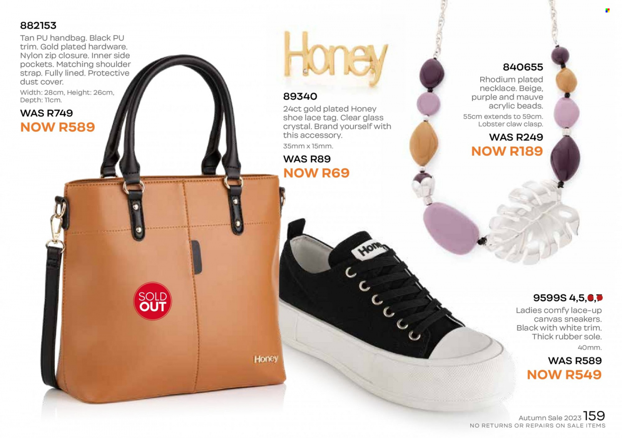 Honey specials. Page 161