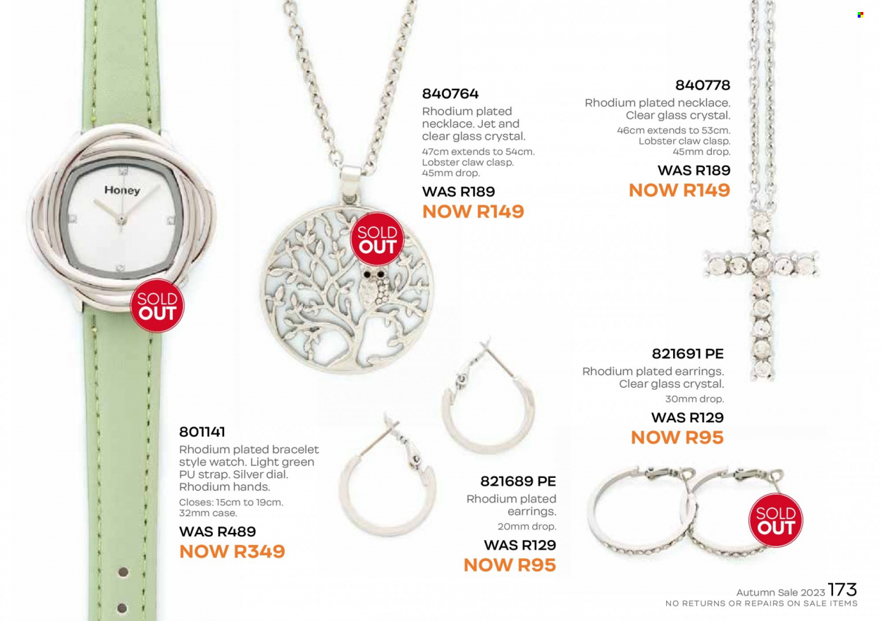 Honey specials. Page 175