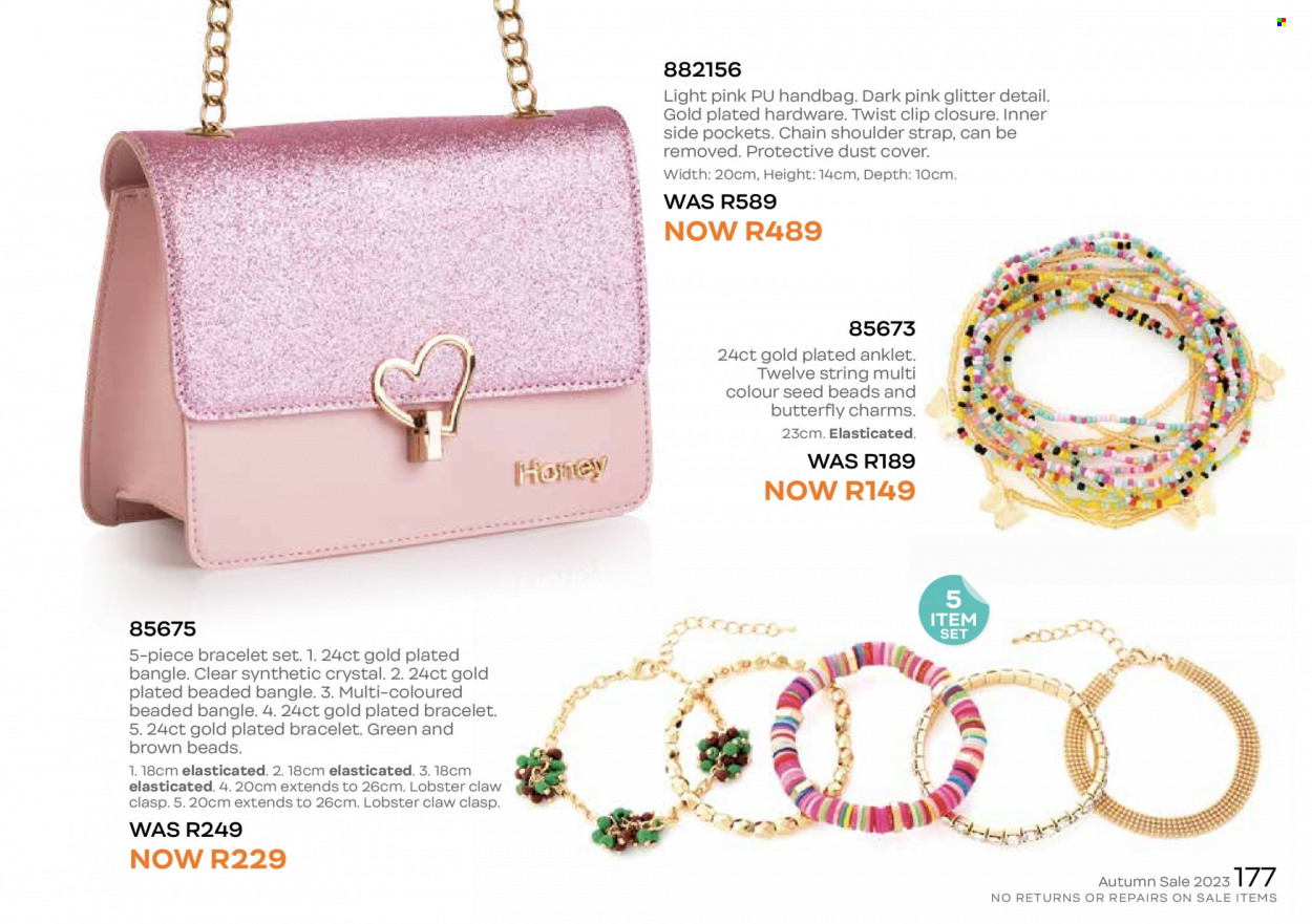 Honey specials. Page 179