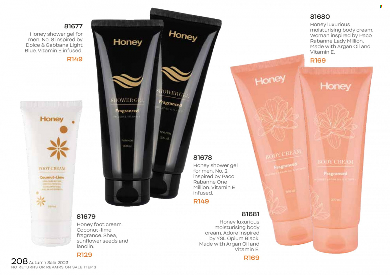 Honey specials. Page 210
