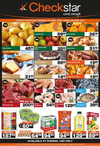 Checkstar catalogue  - 26/04/2023 - 28/04/2023.