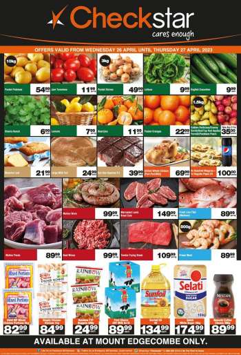 Checkstar catalogue  - 26/04/2023 - 27/04/2023.