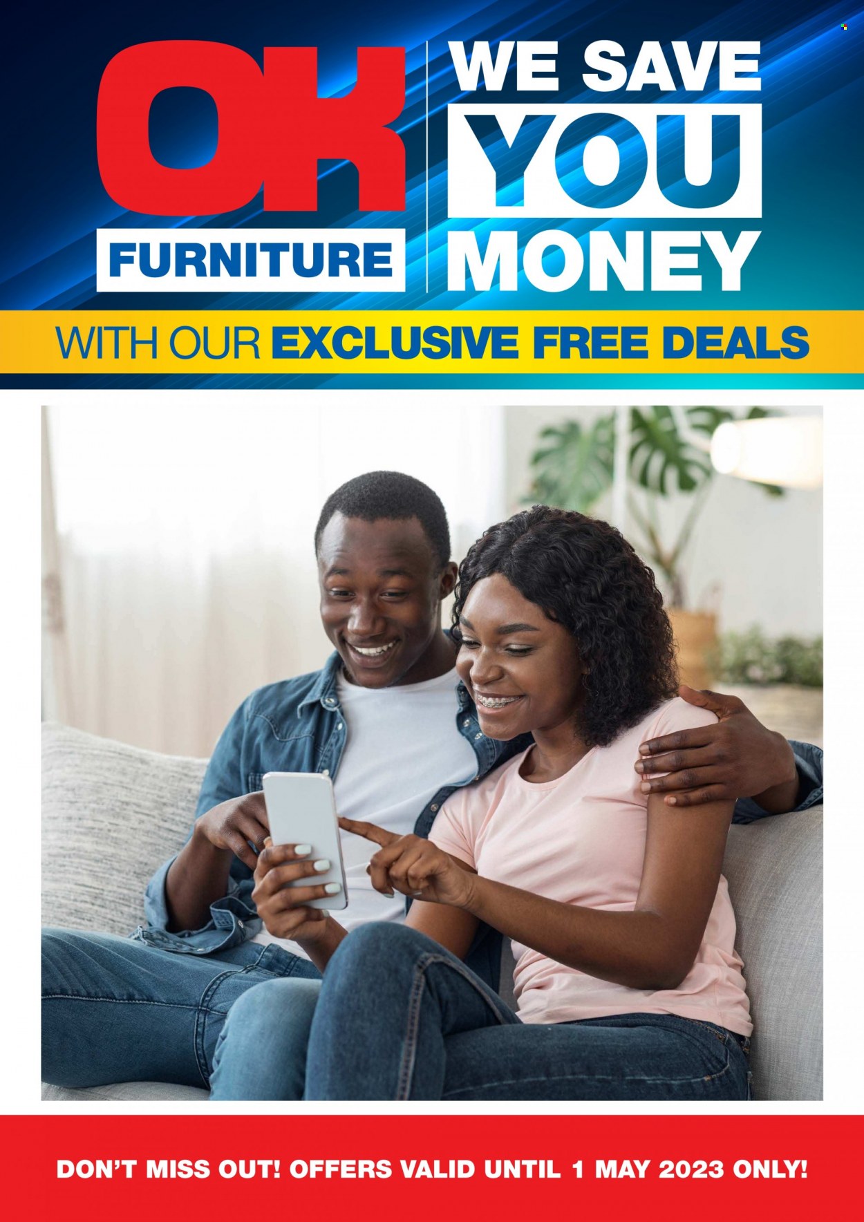 OK Furniture specials - 27/04/2023 - 01/05/2023. Page 1