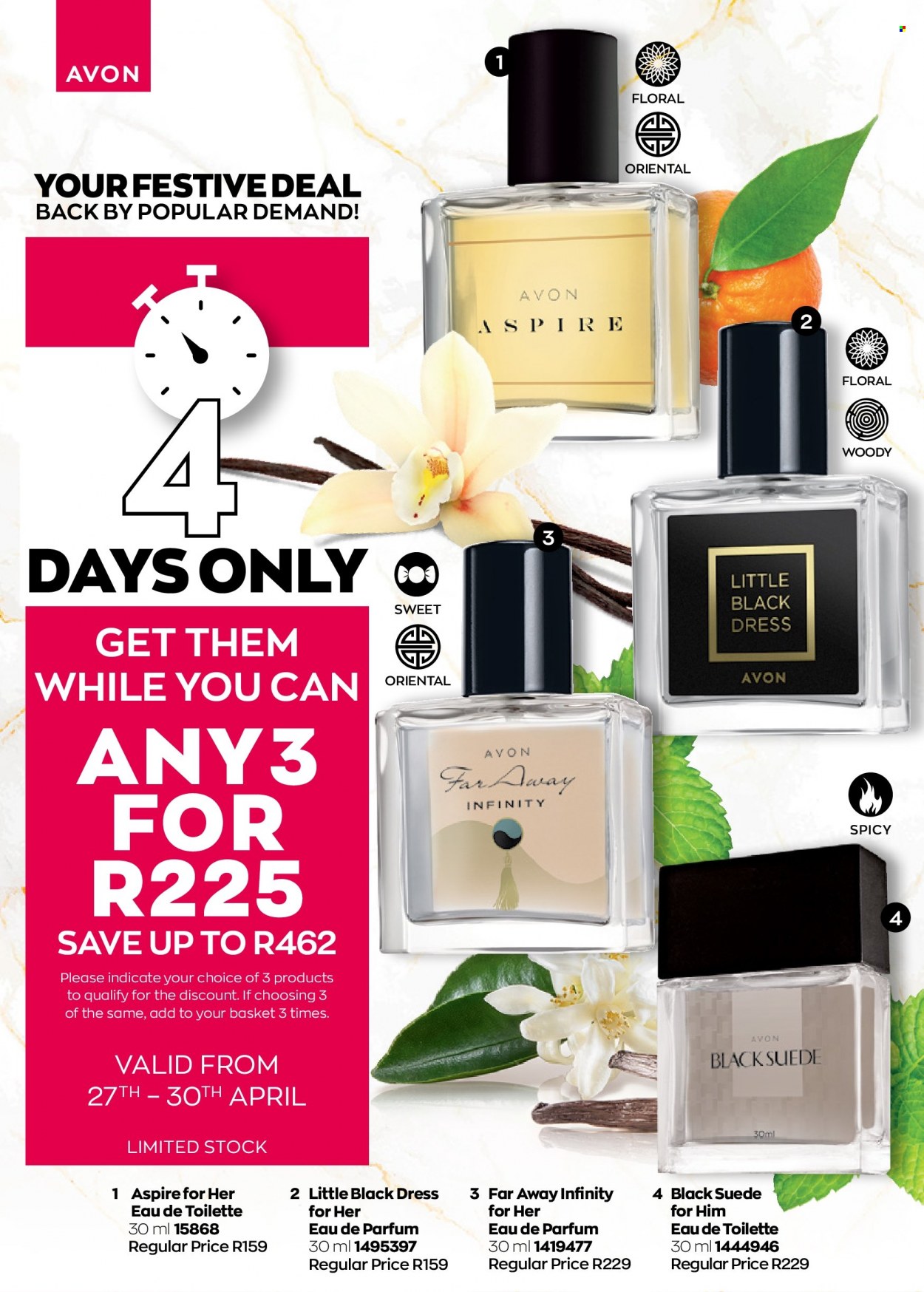Avon specials - 27/04/2023 - 30/04/2023. Page 1