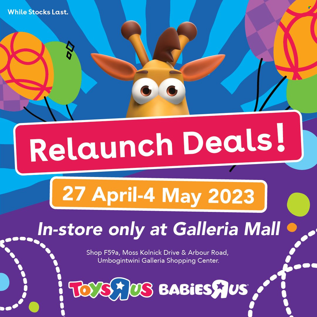 Toys R Us specials - 27/04/2023 - 04/05/2023. Page 1