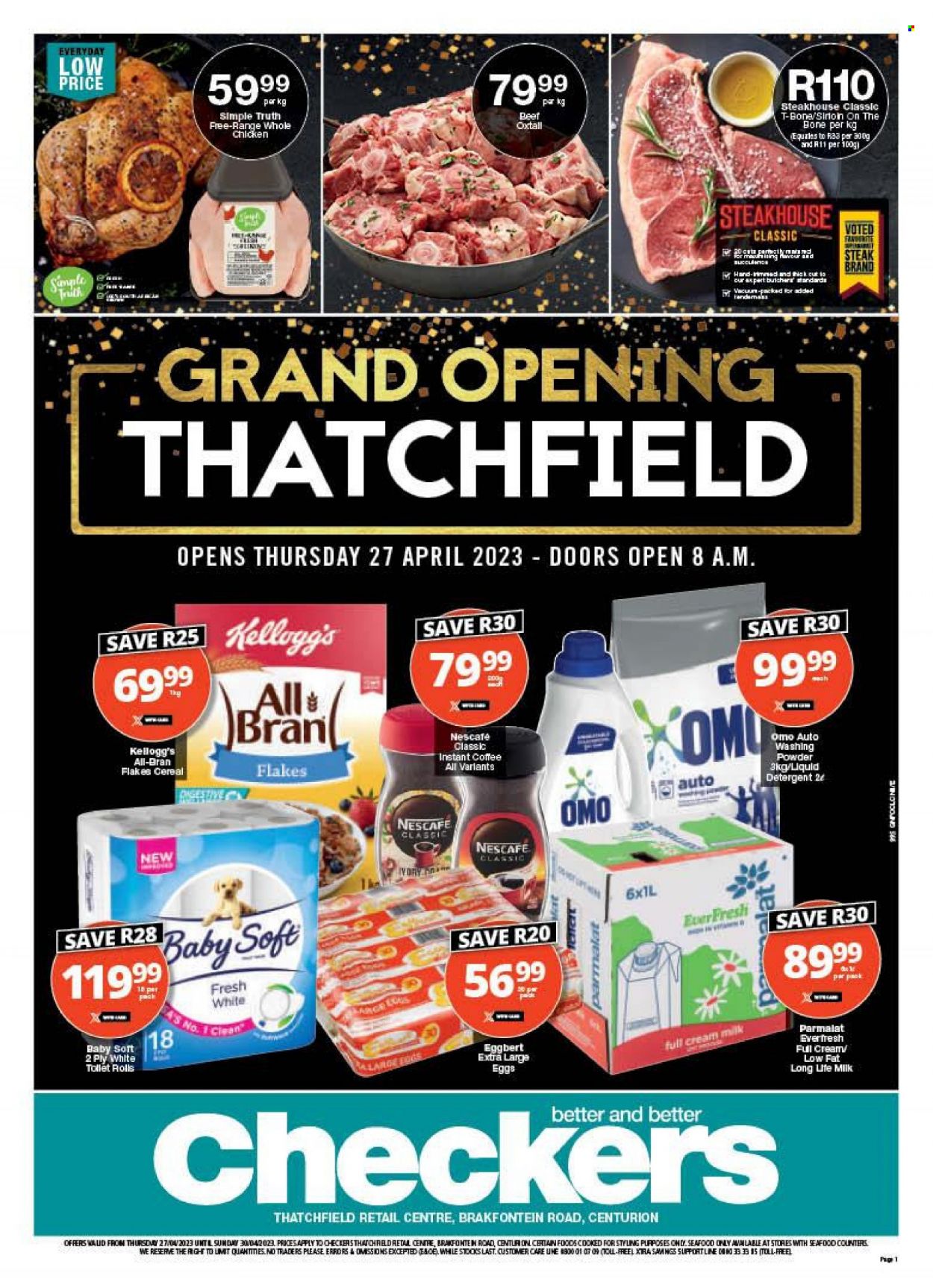 Checkers specials - 27/04/2023 - 30/04/2023. Page 1