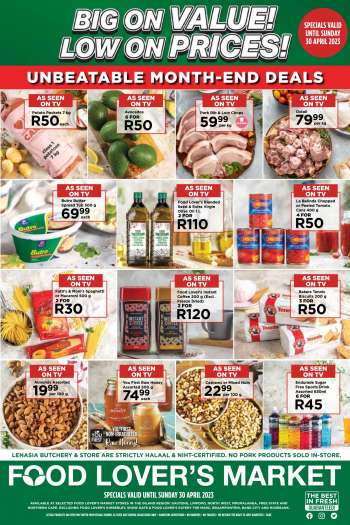 Food Lover's Market catalogue  - 24/04/2023 - 30/04/2023.
