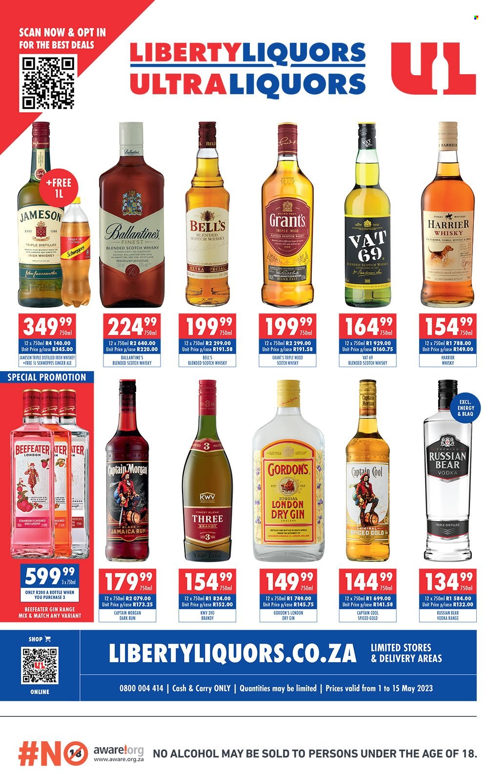 Liberty Liquors specials - 01/05/2023 - 15/05/2023. Page 1