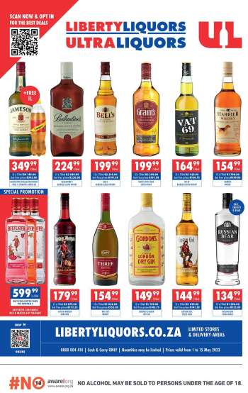 Liberty Liquors catalogue  - 01/05/2023 - 15/05/2023.