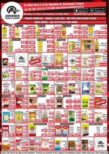 Advance Cash & Carry catalogue  - 01/05/2023 - 07/05/2023.