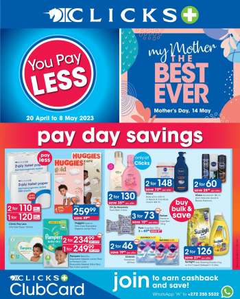 Clicks catalogue  - 20/04/2023 - 08/05/2023.
