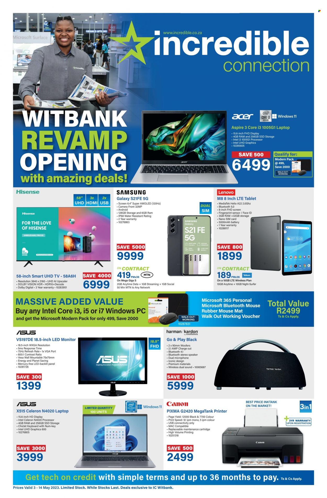 Incredible Connection specials - 03/05/2023 - 14/05/2023. Page 1