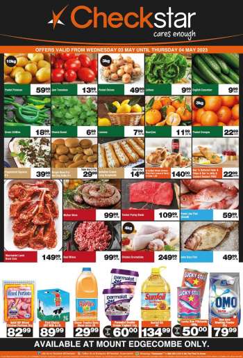 Checkstar catalogue  - 03/05/2023 - 04/05/2023.