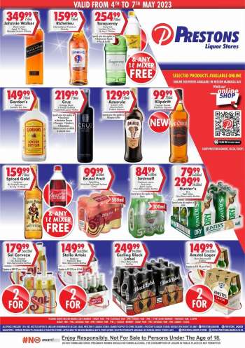 Prestons Liquor Stores catalogue  - 04/05/2023 - 07/05/2023.