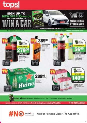 TOPS at SPAR catalogue  - 25/04/2023 - 07/05/2023.