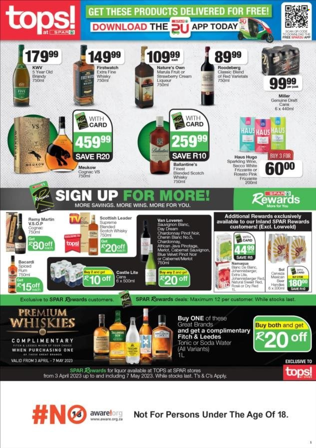 TOPS at SPAR specials - 25/04/2023 - 07/05/2023. Page 5