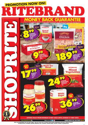Shoprite catalogue  - 08/05/2023 - 21/05/2023.