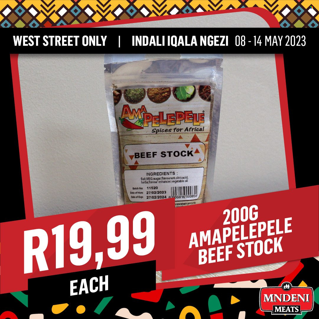 Mndeni Meats specials - 08/05/2023 - 14/05/2023. Page 16