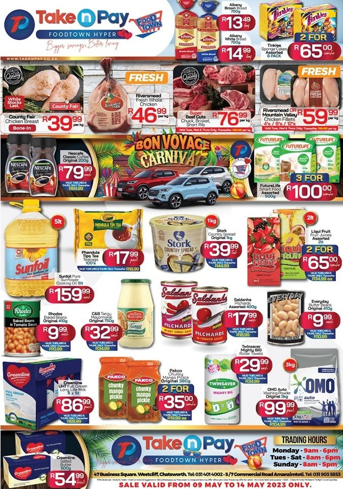 Take n Pay specials - 09/05/2023 - 14/05/2023. Page 1