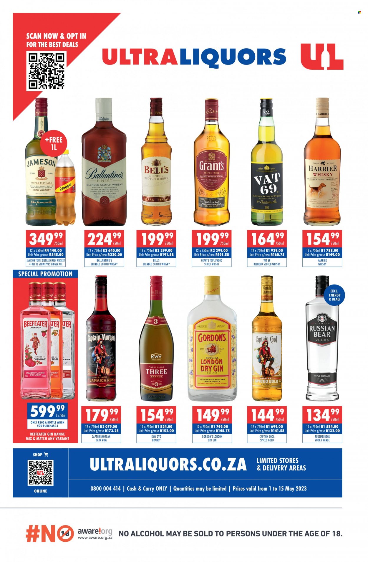 Ultra Liquors specials - 01/05/2023 - 15/05/2023. Page 1