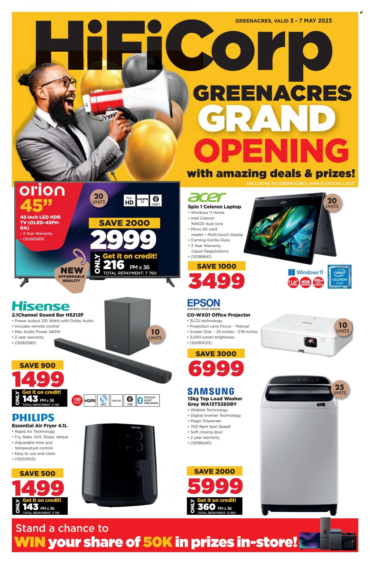 HiFi Corp specials - 03/05/2023 - 07/05/2023. Page 1
