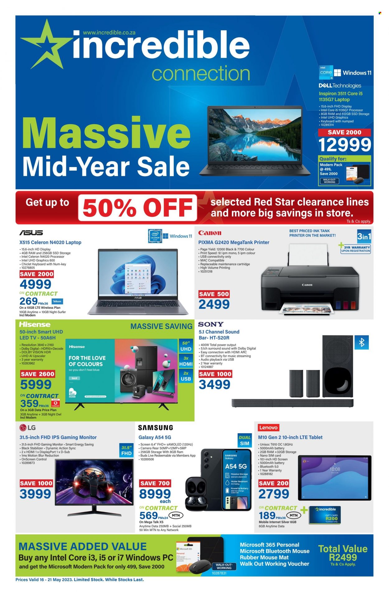 Incredible Connection specials - 16/05/2023 - 21/05/2023. Page 1