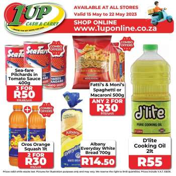1UP Cash & Carry catalogue  - 15/05/2023 - 22/05/2023.