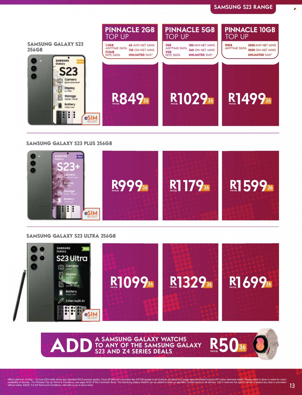 Cell C specials - 16/05/2023 - 19/06/2023. Page 13