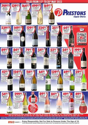 Prestons Liquor Stores catalogue  - 15/05/2023 - 28/05/2023.