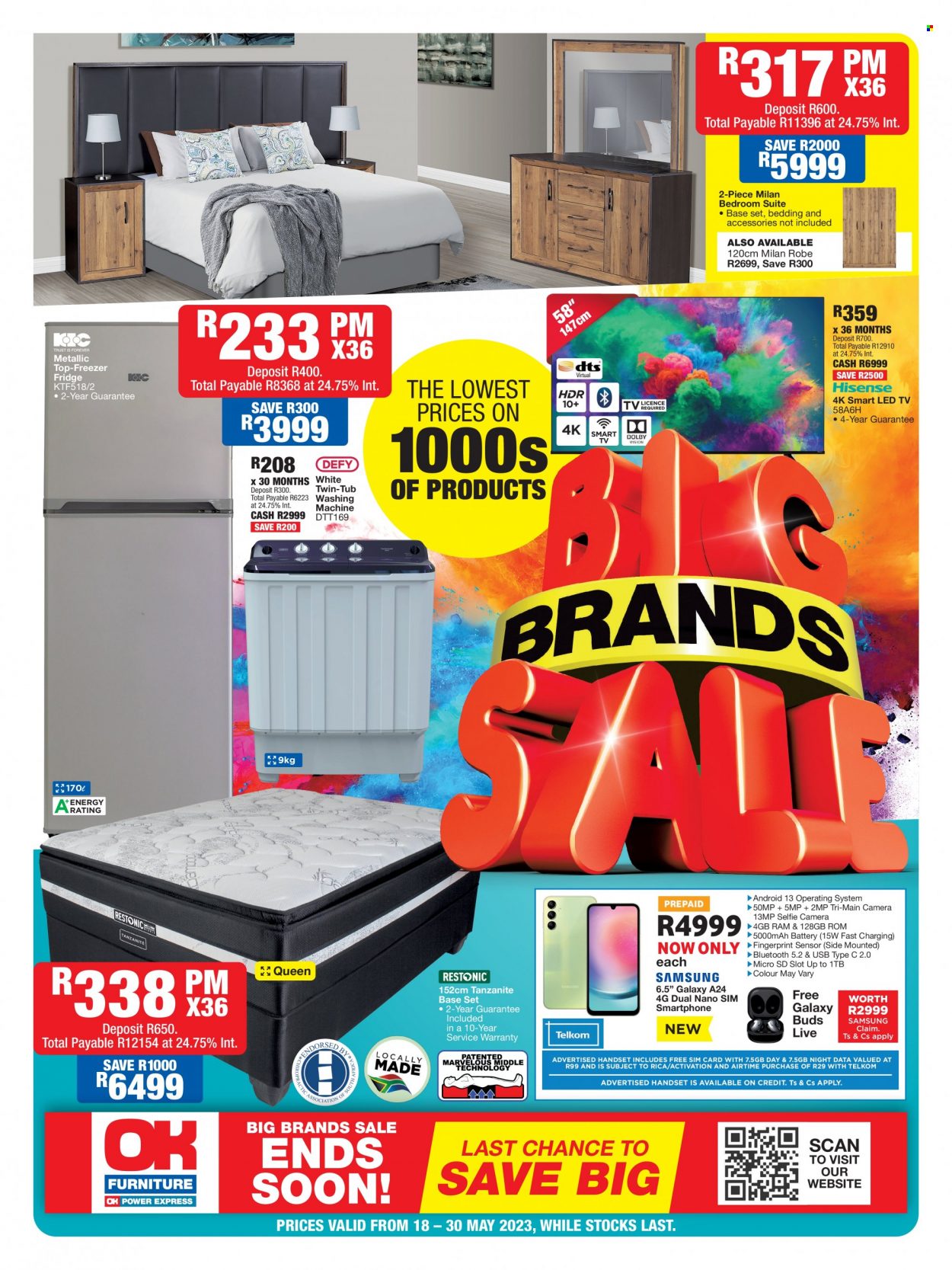 OK Furniture specials - 18/05/2023 - 30/05/2023. Page 1