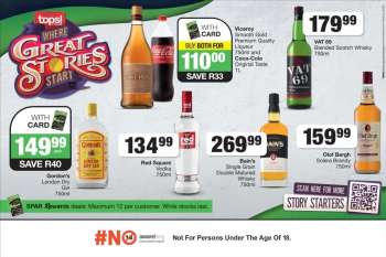 TOPS at SPAR catalogue  - 18/05/2023 - 21/05/2023.