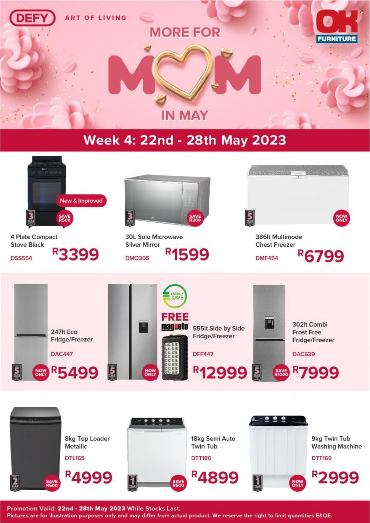 OK Furniture specials - 22/05/2023 - 28/05/2023. Page 1