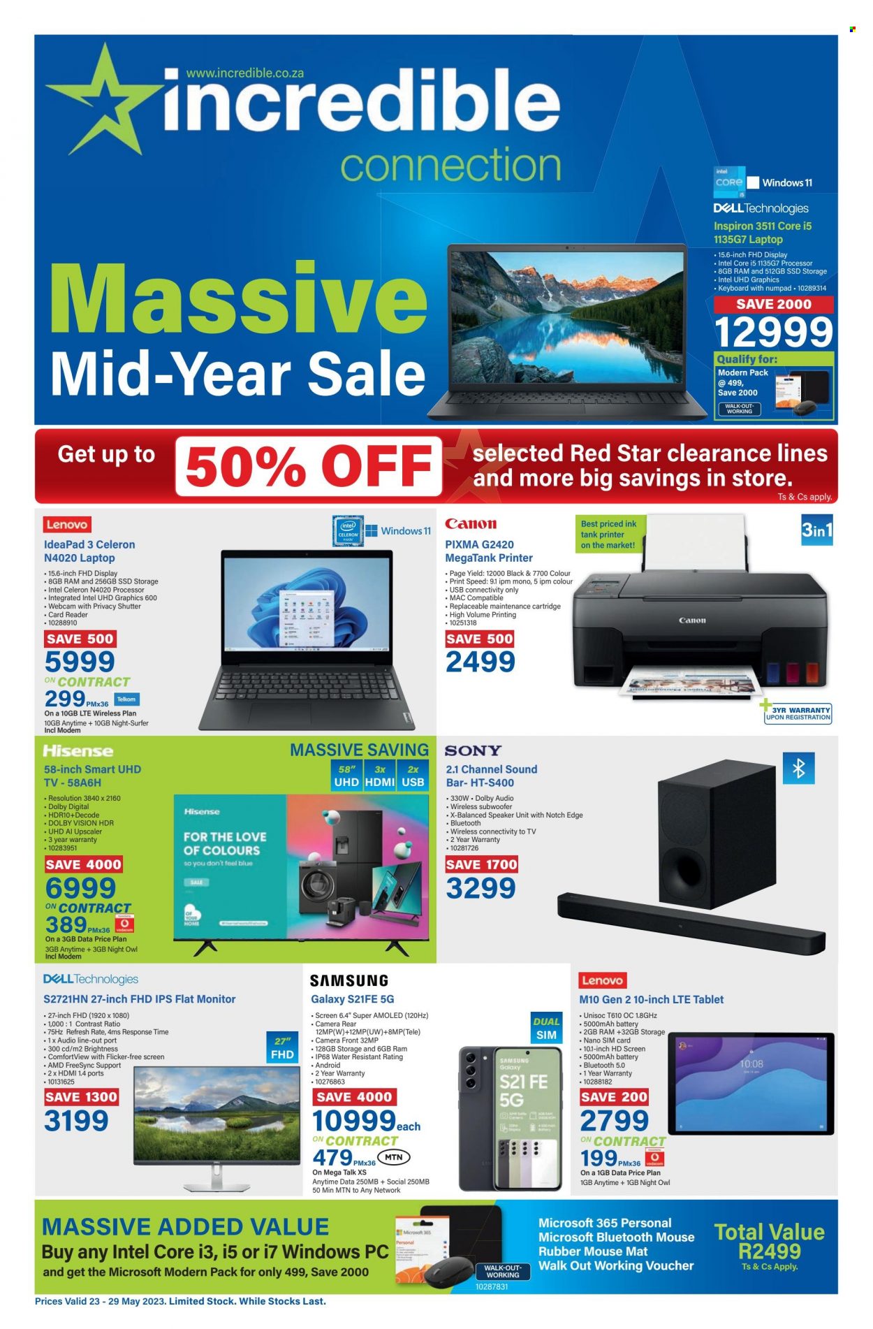 Incredible Connection specials - 23/05/2023 - 29/05/2023. Page 1