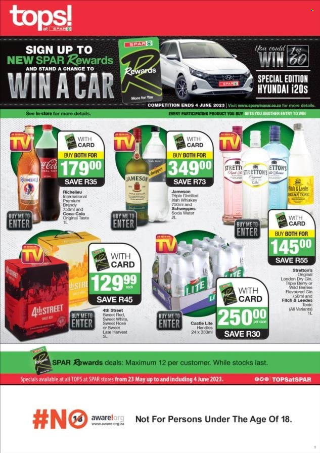 TOPS at SPAR specials - 23/05/2023 - 04/06/2023. Page 1