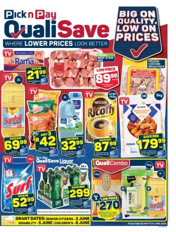 Pick n Pay QualiSave catalogue  - 22/05/2023 - 06/06/2023.