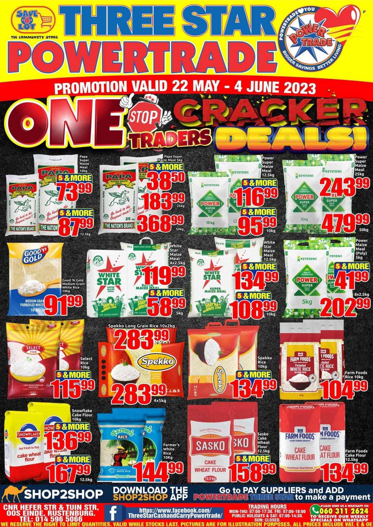 Three Star Cash and Carry specials - 22/05/2023 - 04/06/2023. Page 1