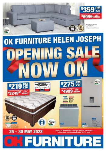 OK Furniture catalogue  - 25/05/2023 - 30/05/2023.