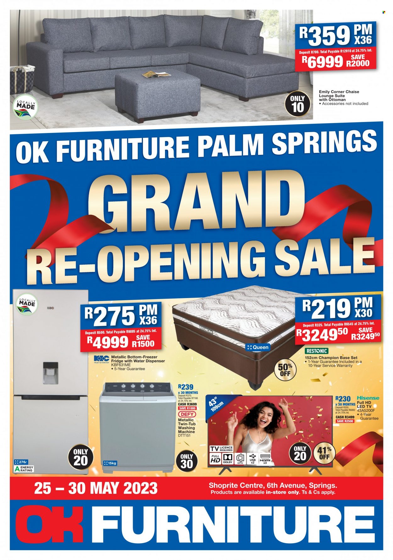 OK Furniture specials - 25/05/2023 - 30/05/2023. Page 1