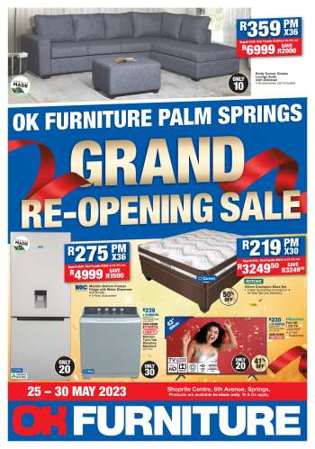 OK Furniture catalogue  - 25/05/2023 - 30/05/2023.