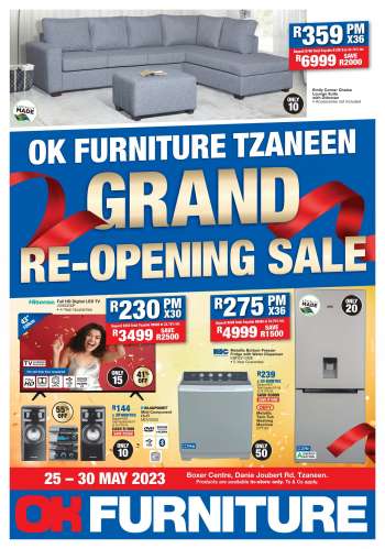OK Furniture catalogue  - 25/05/2023 - 30/05/2023.