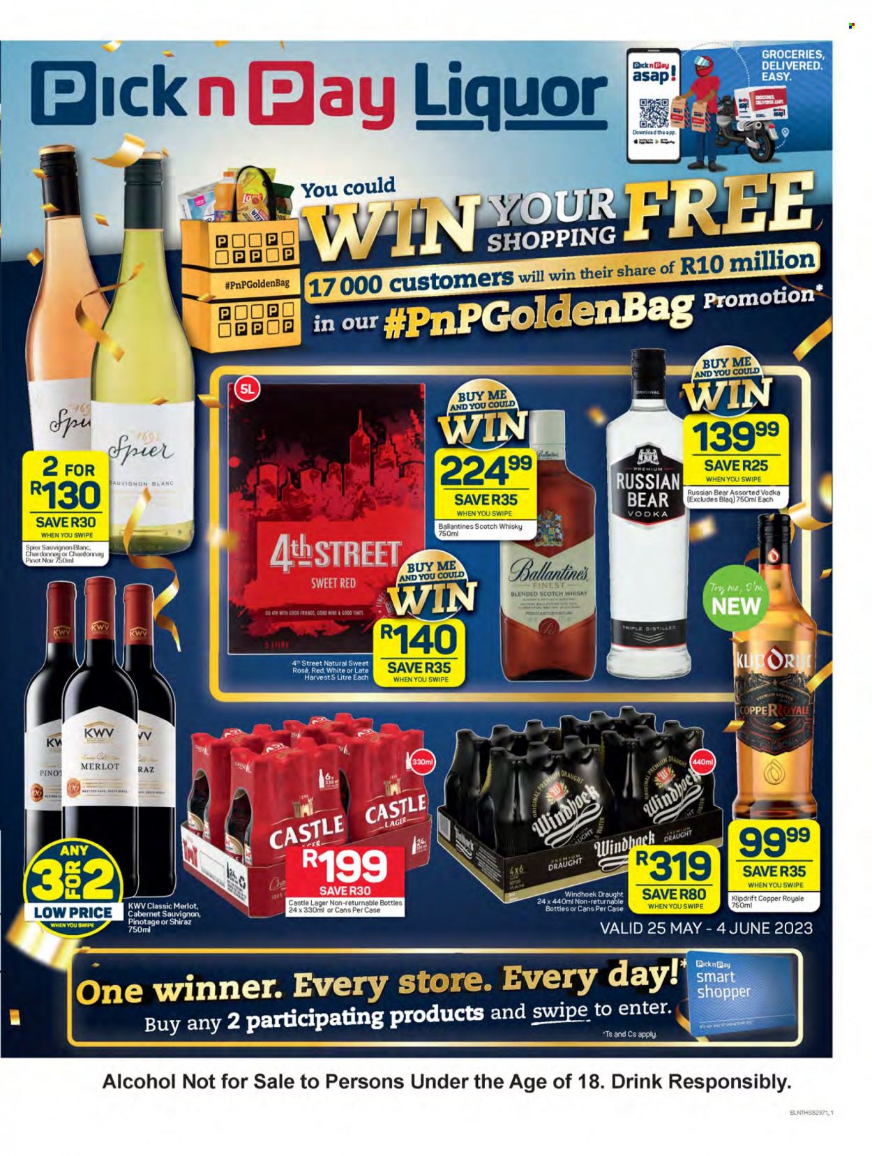 Pick n Pay Liquor specials - 25/05/2023 - 04/06/2023. Page 1