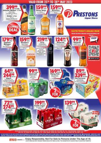 Prestons Liquor Stores catalogue  - 25/05/2023 - 28/05/2023.
