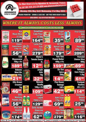 Advance Cash & Carry catalogue  - 29/05/2023 - 31/05/2023.