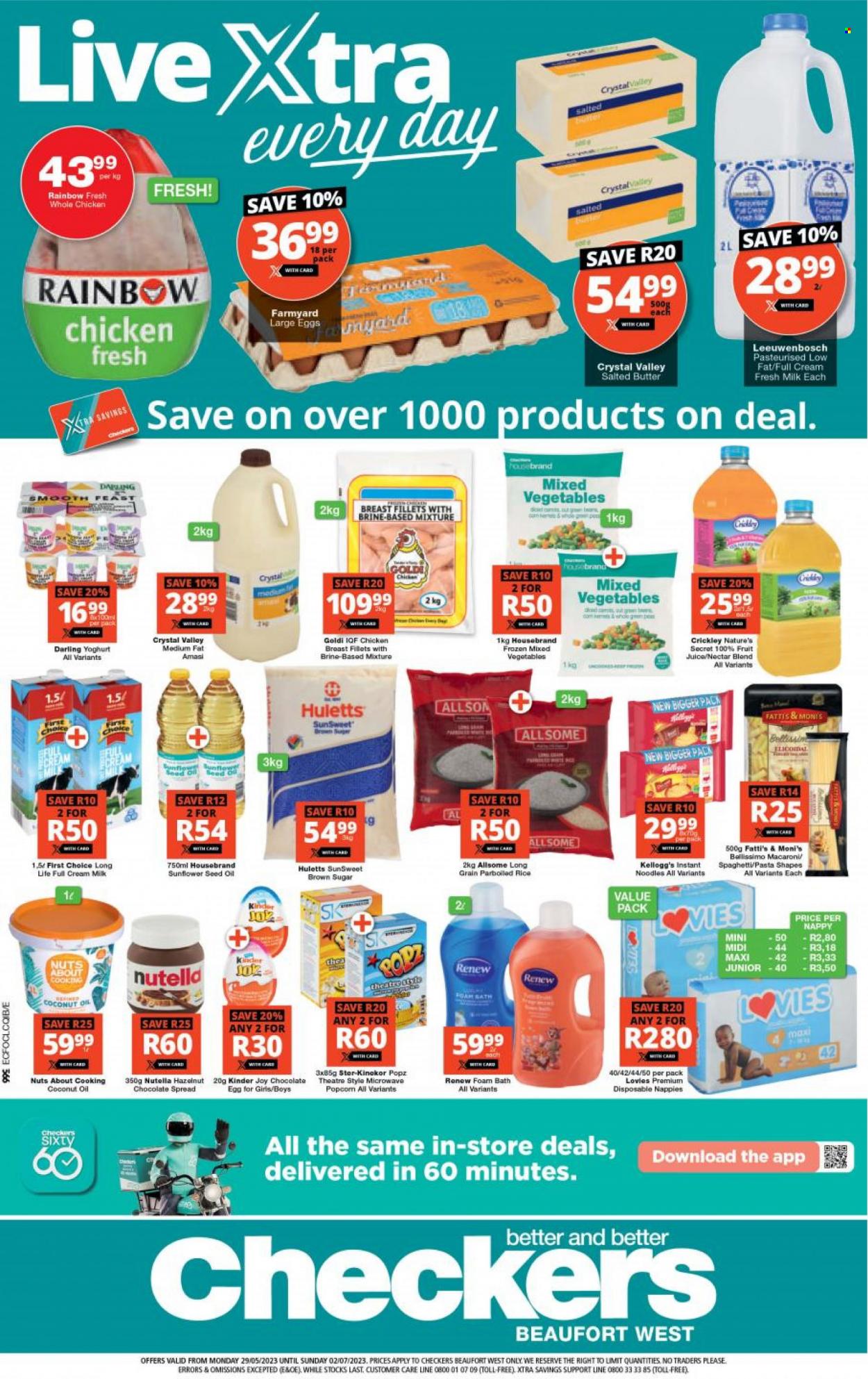 Checkers specials - 29/05/2023 - 02/07/2023. Page 1