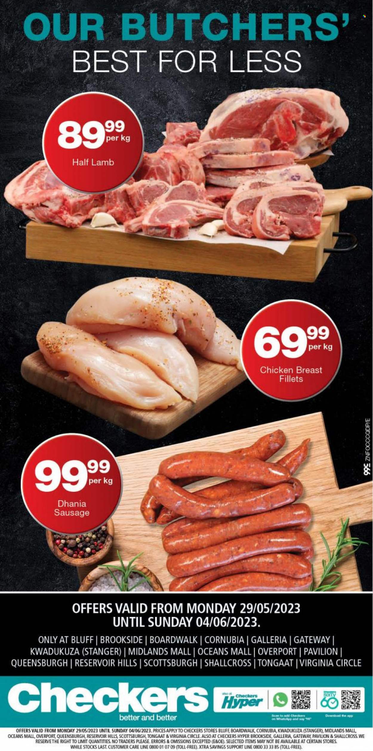 Checkers specials - 29/05/2023 - 04/06/2023. Page 1
