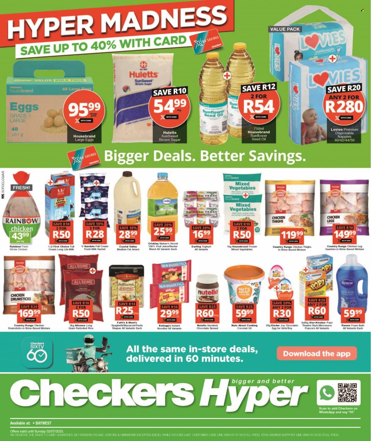 Checkers specials - 29/05/2023 - 02/07/2023. Page 1