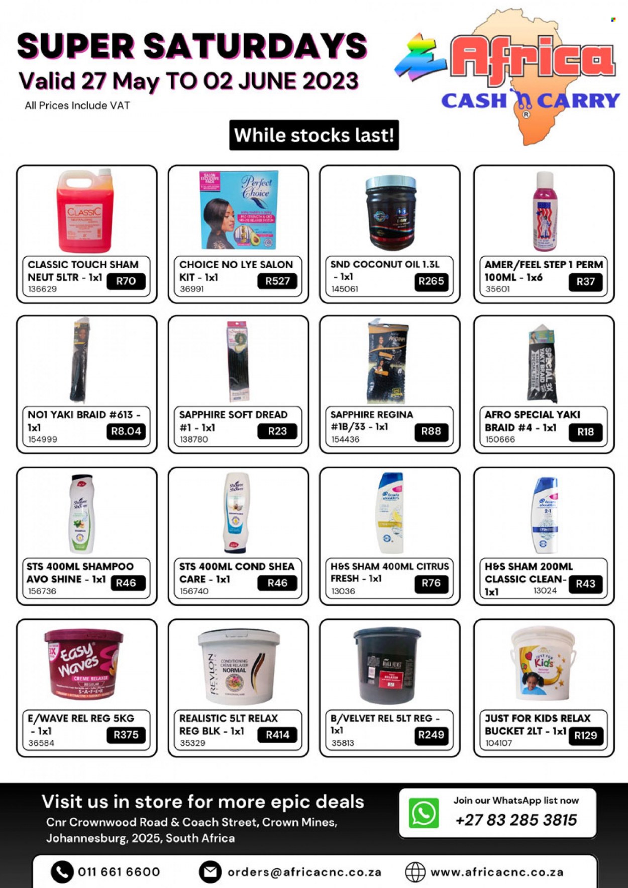 Africa Cash & Carry specials - 27/05/2023 - 02/06/2023. Page 1