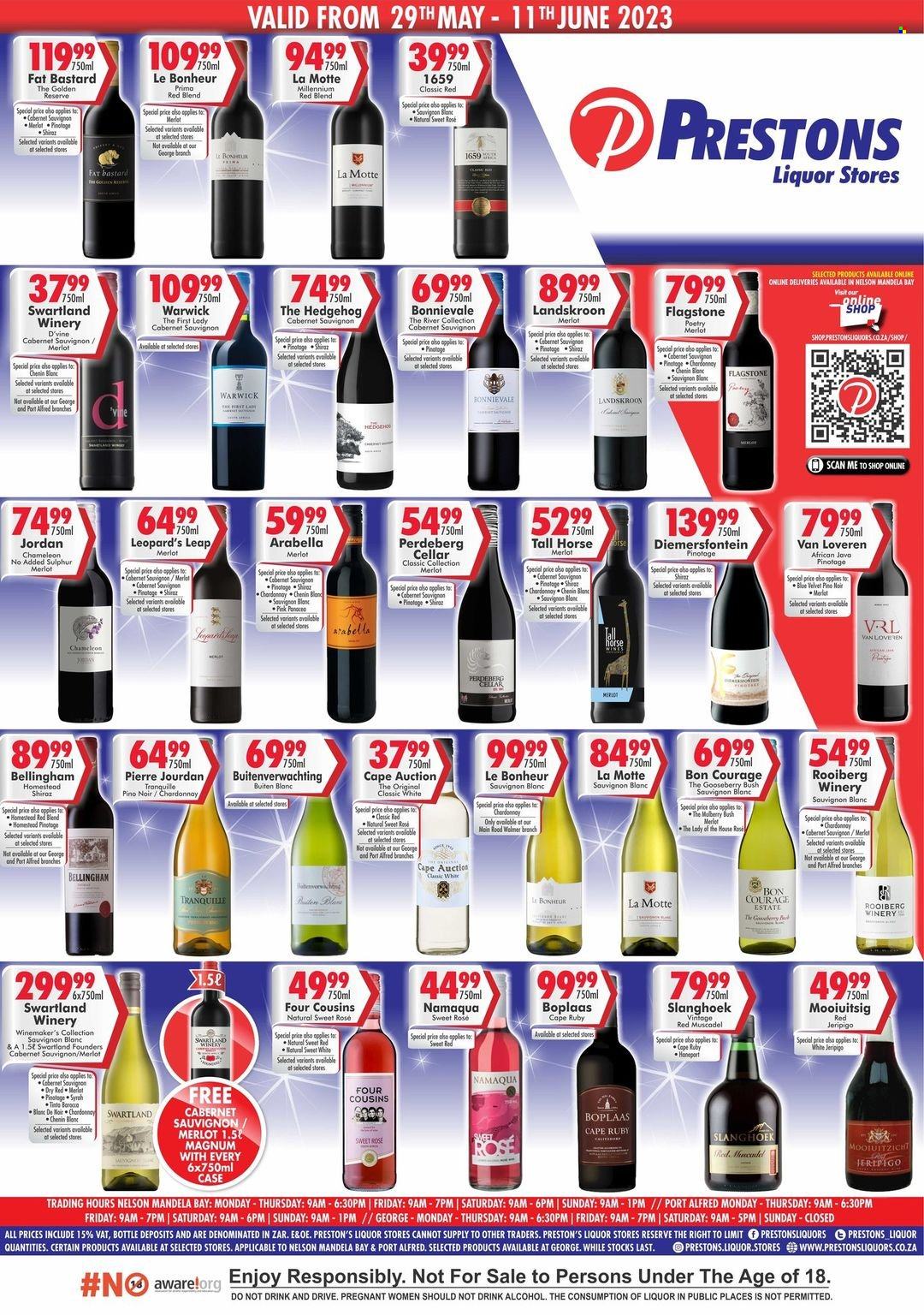 Prestons Liquor Stores specials - 29/05/2023 - 11/06/2023. Page 1